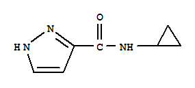 1H-pyrazole-3-carboxamide,n-cyclopropyl -(9ci) Structure,305346-24-1Structure