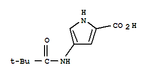 1H-pyrrole-2-carboxylicacid,4-[(2,2-dimethyl -1-oxopropyl )amino]-(9ci) Structure,305809-16-9Structure