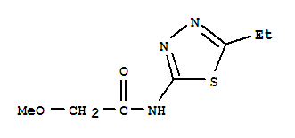 Acetamide,n-(5-ethyl -1,3,4-thiadiazol -2-yl )-2-methoxy- (9ci) Structure,305855-10-1Structure