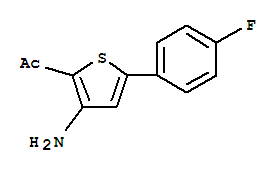 1-[3-aMino-5-(4-fluorophenyl)-2-thienylethan-1-one Structure,306935-10-4Structure