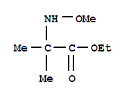 Alanine, n-methoxy-2-methyl-, ethyl ester (9ci) Structure,306950-80-1Structure