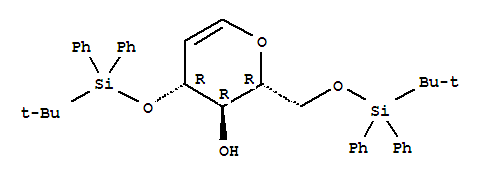 3,6-Di-O-(tert-butyldiphenylsilyl)-D-glucal Structure,308103-43-7Structure