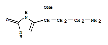 2H-imidazol-2-one, 4-(3-amino-1-methoxypropyl)-1,3-dihydro- Structure,308103-74-4Structure