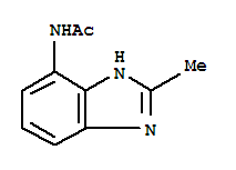 Acetamide, n-(2-methyl-4-benzimidazolyl)-(8ci) Structure,30905-08-9Structure