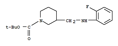 1-Boc-3-[(2-fluoro-phenylamino)-methyl]-piperidine Structure,309747-94-2Structure