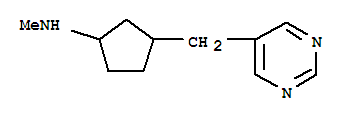 Cyclopentanamine,n-methyl -3-(5-pyrimidinylmethyl )- (9ci) Structure,310881-10-8Structure