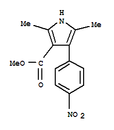 1H-pyrrole-3-carboxylicacid,2,5-dimethyl -4-(4-nitrophenyl )-,methylester(9ci) Structure,312268-91-0Structure