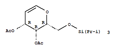 3,4-Di-O-acetyl-6-O-(triisopropylsilyl)-D-galactal Structure,312692-92-5Structure