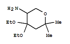 2H-pyran-3-amine,4,4-diethoxytetrahydro-6,6-dimethyl-(9ci) Structure,312930-66-8Structure