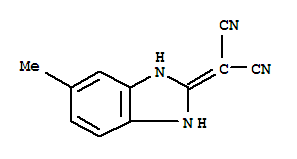 Propanedinitrile, (1,3-dihydro-5-methyl-2h-benzimidazol-2-ylidene)-(9ci) Structure,313221-26-0Structure