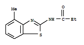 Propanamide, n-(4-methyl-2-benzothiazolyl)-(9ci) Structure,313251-71-7Structure