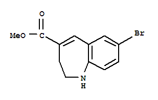 Methyl 7-bromo-2,3-dihydro-1h-1-benzazepine-4-carboxylate Structure,313724-44-6Structure