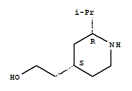 4-Piperidineethanol ,2-(1-methylethyl )-,(2r,4s)-rel -(9ci) Structure,313950-60-6Structure