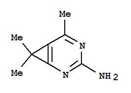 5,7,7-Trimethyl-2,4-diazabicyclo[4.1.0]hepta-1,3,5-trien-3-amine Structure,313956-41-1Structure