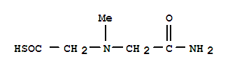 [(2-Amino-2-oxoethyl)(methyl)amino]ethanethioic s-acid Structure,314242-76-7Structure