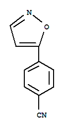 Benzonitrile,4-(5-isoxazolyl )- (9ci) Structure,314267-83-9Structure