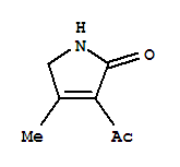 2H-pyrrol-2-one, 3-acetyl-1,5-dihydro-4-methyl-(9ci) Structure,31615-76-6Structure