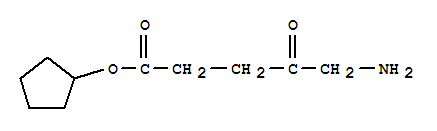 Pentanoic acid,5-amino-4-oxo-,cyclopentyl ester (9ci) Structure,316179-59-6Structure