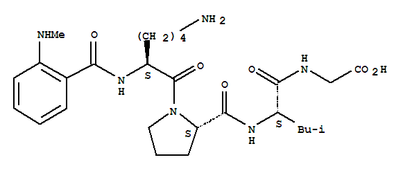 N-me-abz-lys-pro-leu-gly-oh Structure,316364-29-1Structure