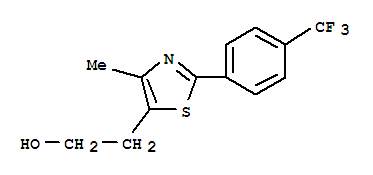 5-Thiazoleethanol, 4-methyl-2-[4-(trifluoromethyl)phenyl]- Structure,317319-02-1Structure