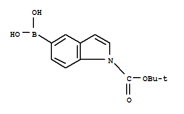 1-(Tert-butoxycarbonyl)-1h-indol-5-ylboronic acid Structure,317830-84-5Structure