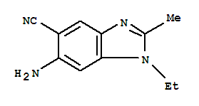 5-Benzimidazolecarbonitrile,6-amino-1-ethyl-2-methyl-(7ci,8ci) Structure,3182-09-0Structure