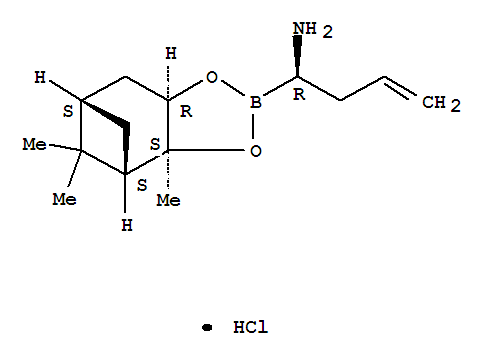 (Ar,3as,4s,6s,7ar)-hexahydro-3a,5,5-trimethyl-a-2-propenyl-4,6-methano-1,3,2-benzodioxaborole-2-methanamine hydrochloride Structure,319009-90-0Structure