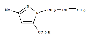 1-Allyl-3-methyl-1h-pyrazole-5-carboxylic acid Structure,319474-61-8Structure