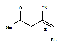 2-Pentenenitrile,2-(2-oxopropyl)-,(2e)-(9ci) Structure,320572-83-6Structure