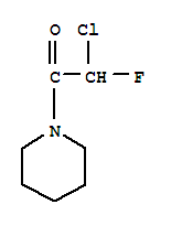 Piperidine, 1-(chlorofluoroacetyl)-(7ci,8ci,9ci) Structure,321-77-7Structure