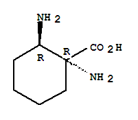 Cyclohexanecarboxylic acid,1,2-diamino-,(1r,2r)-rel-(9ci) Structure,321157-27-1Structure