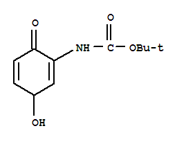 2-Methyl-2-propanyl (3-hydroxy-6-oxo-1,4-cyclohexadien-1-yl)carbamate Structure,321528-57-8Structure