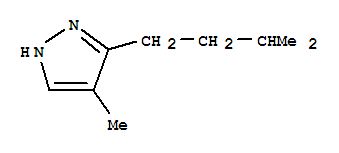 1H-pyrazole,4-methyl-3-(3-methylbutyl)- Structure,321864-89-5Structure