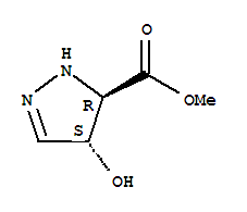 Methyl (4s,5r)-4-hydroxy-4,5-dihydro-1h-pyrazole-5-carboxylate Structure,323196-50-5Structure