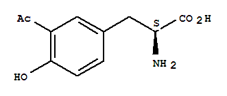 L-Tyrosine, 3-acetyl- Structure,32483-30-0Structure