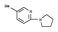 Pyridine,5-methyl-2-(1-pyrrolidinyl)-(9ci) Structure,325460-82-0Structure