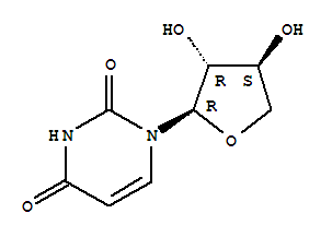 2,4(1H,3h)-pyrimidinedione,1-[(2r,3r,4s)-tetrahydro-3,4-dihydroxy-2-furanyl ]-(9ci) Structure,325683-85-0Structure