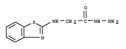 Glycine, n-2-benzothiazolyl-, hydrazide (9ci) Structure,325766-88-9Structure