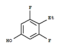 Phenol, 4-ethyl-3,5-difluoro-(9ci) Structure,326493-67-8Structure