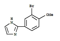 2-(3-Bromo-4-methoxy-phenyl)-1h-imidazole Structure,326809-10-3Structure