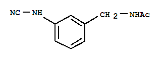 Acetamide,n-[[3-(cyanoamino)phenyl ]methyl ]- Structure,328404-95-1Structure