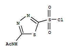 2-(Acetamido)-5-(chlorosulfonyl)-1,3,4-thiadiazole Structure,32873-57-7Structure