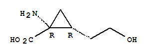 Cyclopropanecarboxylic acid,1-amino-2-(2-hydroxyethyl)-,(1r,2r)-rel-(9ci) Structure,329354-22-5Structure