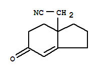 (6-Oxo-1,2,3,4,5,6-hexahydro-3ah-inden-3a-yl)acetonitrile Structure,329686-73-9Structure