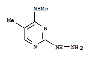 2(1H)-pyrimidinone,5-methyl-4-(methylamino)-,hydrazone(9ci) Structure,329783-11-1Structure