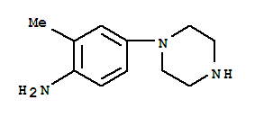 Benzenamine,2-methyl-4-(1-piperazinyl)-(9ci) Structure,329943-78-4Structure