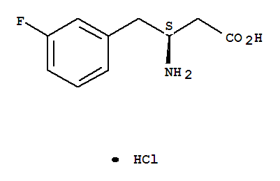 (S)-3-amino-4-(3-fluorophenyl)butyric acid hydrochloride Structure,331763-64-5Structure