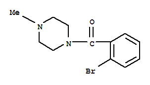 (2-Bromophenyl)(4-methylpiperazin-1-yl)methanone Structure,331845-66-0Structure