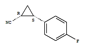 Cyclopropanecarbonitrile,2-(4-fluorophenyl)-,(1r,2s)-(9ci) Structure,331941-38-9Structure