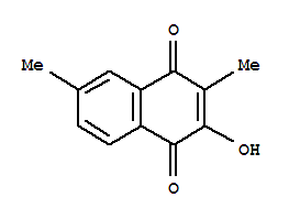 1,4-Naphthalenedione, 2-hydroxy-3,6-dimethyl-(9ci) Structure,33253-99-5Structure